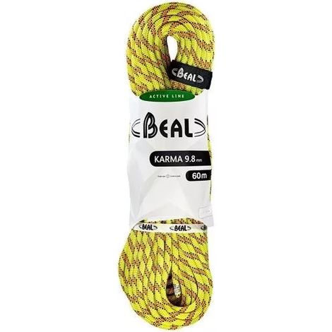 Corda Beal Karma 9,8 mm gialla 60 m