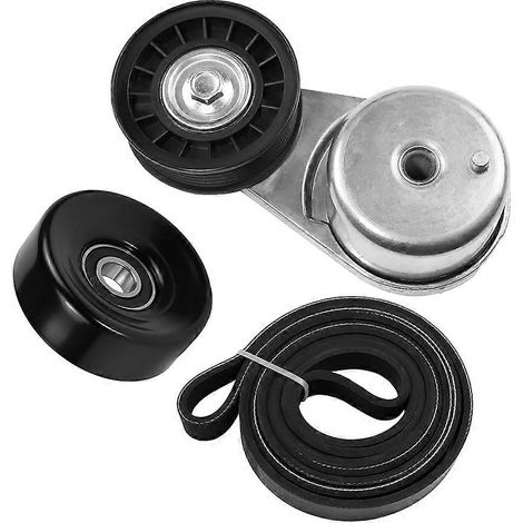 Kit de poulie de renvoi de tendeur de courroie d'entraînement 90K-38137 compatible avec Ford Ranger Explorer 2001-2011 K49250C (1/5)