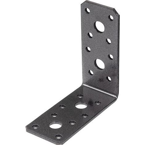 Raccord d´angle DURAVIS® 90 x 90 x 40 mm, matériau : Acier, galvanisé sendzimir, surface : noir-diamant