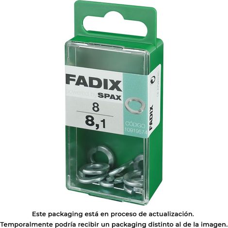 Caja de 8 unidades de arandela de presión 8,1mm Fadix (1/3)