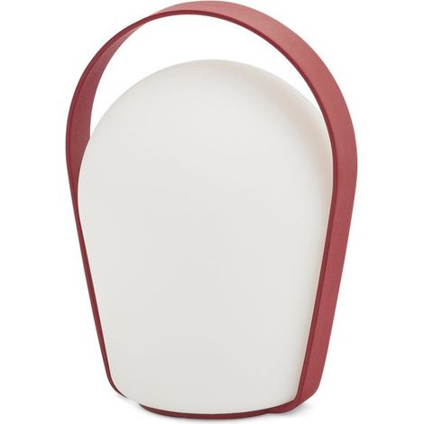 PROLOISIRS Lampe de table Bob loop - 11,7 x 10 x 16 cm - rouge