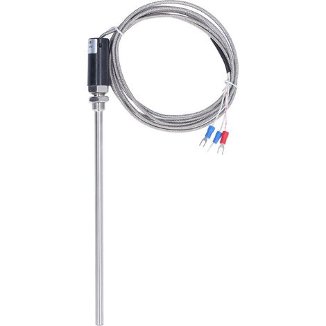 Sonde de température PT100 avec câble blindé, capteur thermocouple transducteur -200 à 450℃ WZPT-10 (1/5)