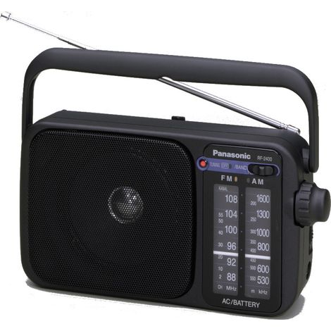 Panasonic RF-2400DEG Radio portatile FM Nero (1/4)