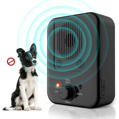 Anti Barking Dogs, 3 Adjustable Frequency Ultrasonic Anti Barking Devices with Whistle, 33 Feet Rechargeable Bark Deterrent Device for Small and Large Dogs Outdoor, anti barking dog (1/5)