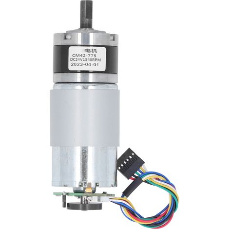 Moteur à engrenages planétaires CC 24V 1540RPM couple élevé réducteur de vitesse générateur miniature DIY sens horaire antihoraire (1/5)