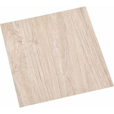 Tableros de Suelo 5,11 m² 55 pcs PVC Blanco y Color Madera vidaXL