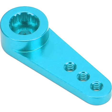 Bras de servo 21T en aluminium pour MD922 MD933, direction RC, compact pour CNC, couleur bleue. (1/5)