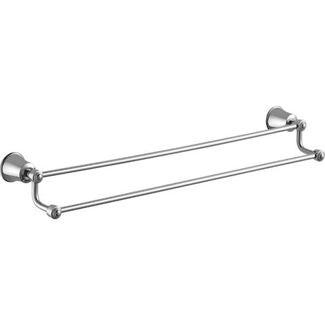 OMNIRES Art Line - Toallero doble, longitud 65 cm, cromado AL53226CR (1/2)
