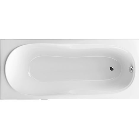 Excellent Baignoire Rectangulaire SEKWANA - 160x70 cm - Blanc Brillant - Ergonomique et Facile à Nettoyer (1/3)