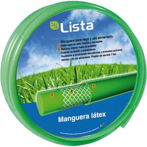 MANGUERA MALLALATEX 19X26 MM X25 M LISTA - EHLIS