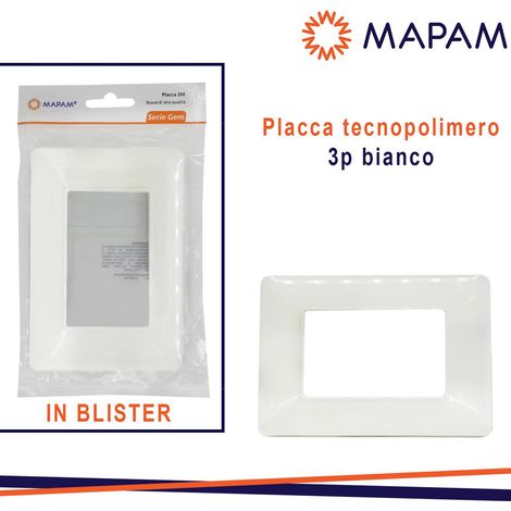 PLACCA 8003-01 3P BIANCA/MTX T3 JOY IN BLISTER