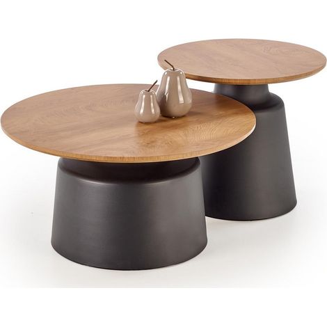 Ensemble de deux tables basses gigognes JEAN (1/5)