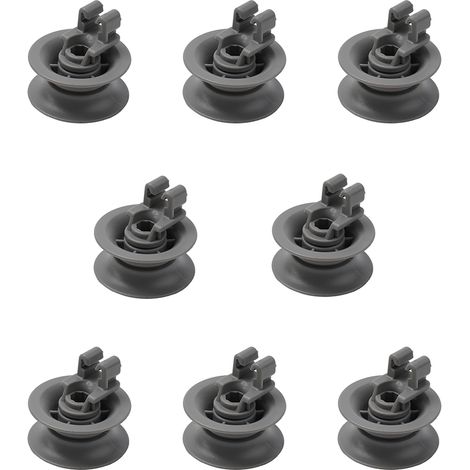 Kit 8 Ruedas Cesto Inferior Lavavajillas Balay y Bosch Ø 31mm Código Original 165313, 00611666 y 611666 Reforzadas (1/3)