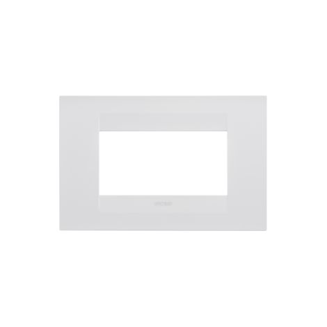 PLAQUE GEO 4P BLANC SATIN GEWISS GW16404VW