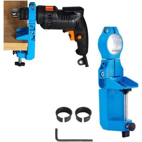 360° Girevole Titolare Trapano elettrico Stand Trapano a Colonna, morsa Girevole supporto Per Trapano Con un Morsetto a Collare da 43 mm, Smerigliatrice, E praticare una Pinzetta Tabella Supporti di F (1/5)