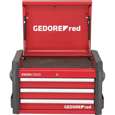 Gedore Werkzeugtruhe WINGMAN 3 Schubladen 446x724x470 mm