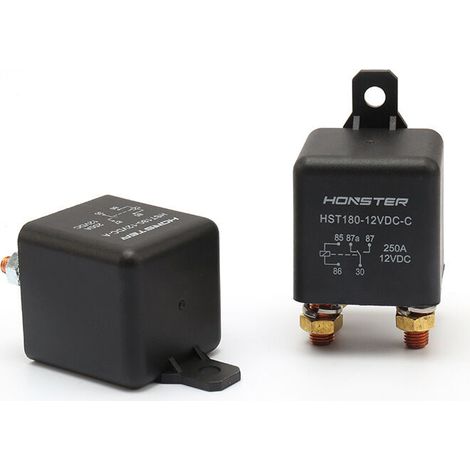 Relais haute puissance 250 A à 5 broches pour machines à souder automobiles, bornes de recharge pour énergies nouvelles, etc. Relais 250 A/24 V à 5 broches, marche/arrêt simple, dédié aux machines à s (1/4)