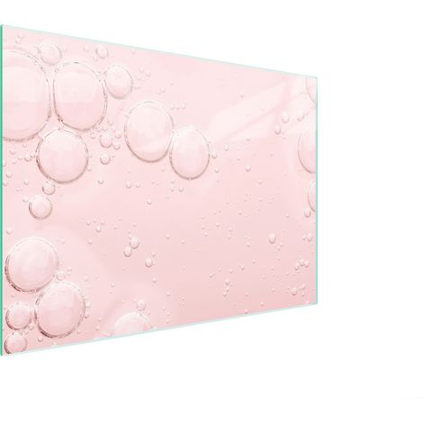 Planche à découper en verre rose 40x30 (1/5)