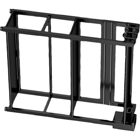Étagère de cuisine multifonctionnelle à 3 niveaux avec porte-couteaux et rangement pour ustensiles, pour un gain de place optimal.