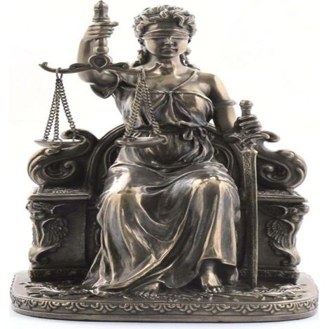 Signes Grimalt Figurines en bronze Gray Bronze Justice 11x11x17cm 1320