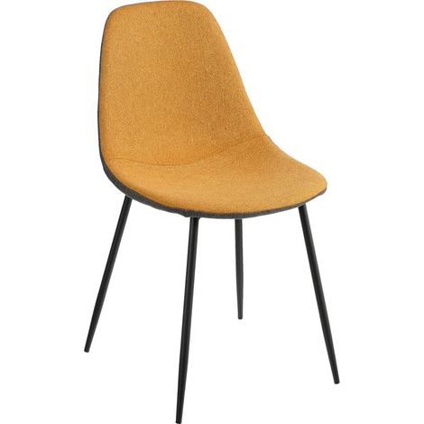 Mica Decorations Chaise de salle à manger Ocre H82xl53xL43cm (1/5)