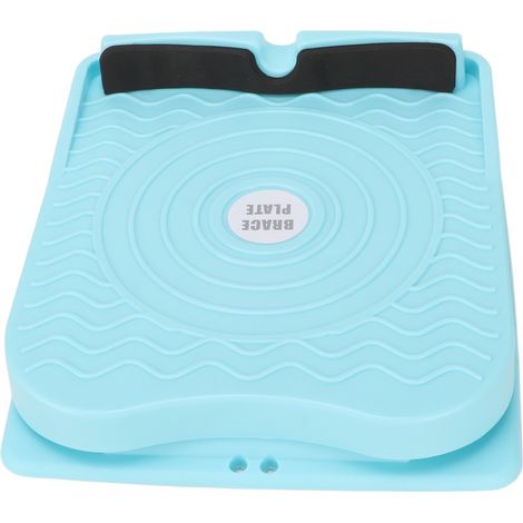 Planche inclinée réglable pliable portable pour étirement mollets et chevilles, antidérapante, soulage fasciite plantaire, bleu, équipement fitness à domicile (1/5)