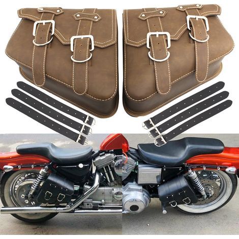 Motorradsatteltasche, Harley-Davidson Seitentasche, dreieckige Harley-Davidson Prince Satteltasche, Werkzeugtasche, Bikertasche (1/5)