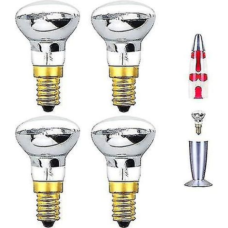 Ampoule spot réfléchissante R39 E14 (4 pièces) 25 W, ampoule à lave E14, ampoule réfléchissante R39