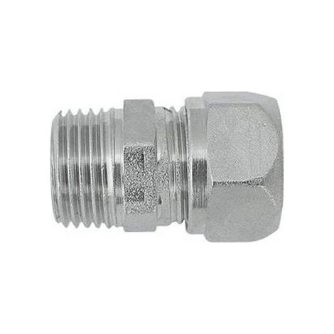 RACCORD DROIT MÂLE TIEMME POUR MULTICOUCHE Dimensions : 3/4 x 16