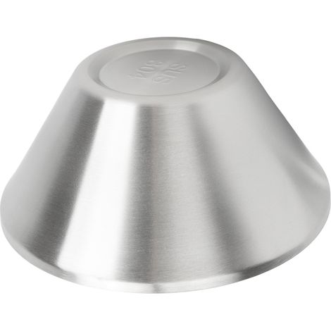 Saladier multifonction en acier inoxydable à double compartiment, bol à nouilles argenté, vaisselle de cuisine 18 cm (1/5)