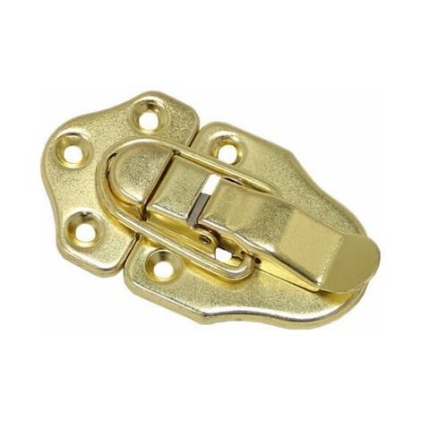 Lot de 6 fermoirs à levier dorés, loquets de fermeture pour boîte à bijoux, coffret, caisse à outils et valise (1/4)