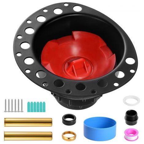 Kit Vidange Baignoire Autoportante ABS 2 Tuyaux d'Échappement en (1/5)
