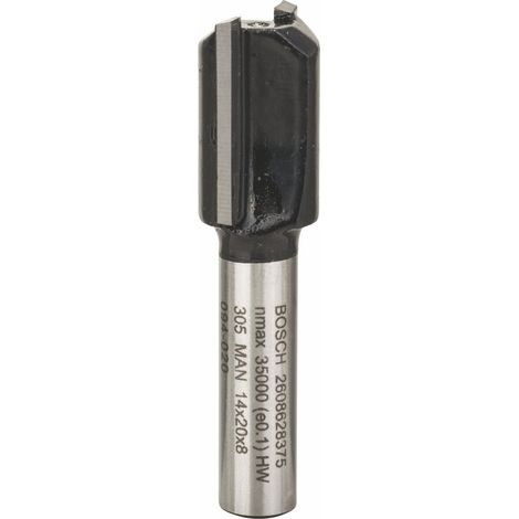 2608628375 - Fresa dritta, 8 mm, D1 14 mm, L 20 mm, G 51 mm 8 mm, D1 14 mm, L 20 mm, G 51 mm