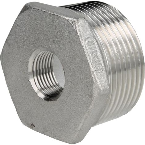 Réduction en inox 1 1/4'' x 3/8'' FM/FF