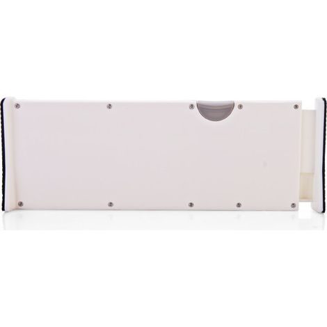 Separateur de Tiroirs Cuisine Extensible 28.3-44 CM Plastique Separateur Tiroirs Vetement Cuisine Ajustable, Organisateur de Tiroir Cuisine Pour Couv (1/5)