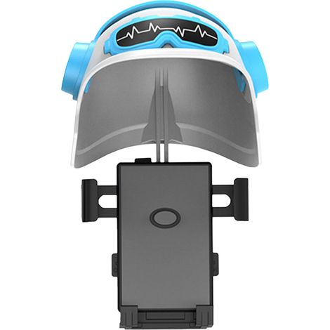 Support téléphone étanche pour guidon moto, vélo, scooter électrique - Porte-smartphone résistant au soleil, navigation GPS, fixation guidon, blanc (1/5)