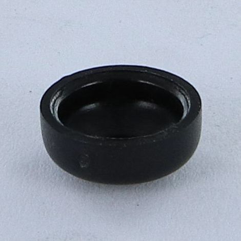 Cache vis Tête cylindrique bombée TCB Vis tôle DE4.8 Polyéthylène RAL9005 noir foncé - 30 pièces (1/2)
