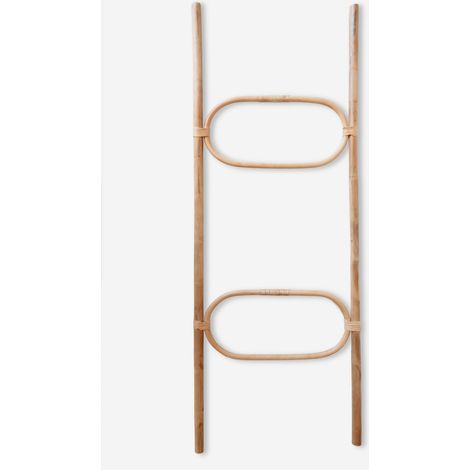 ESCALERA DECORATIVA RATTAN ÓVALOS 147X54X5CM