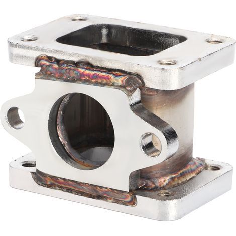 Adaptateur d'échappement en acier inoxydable T25 à T2 Bride de remise externe