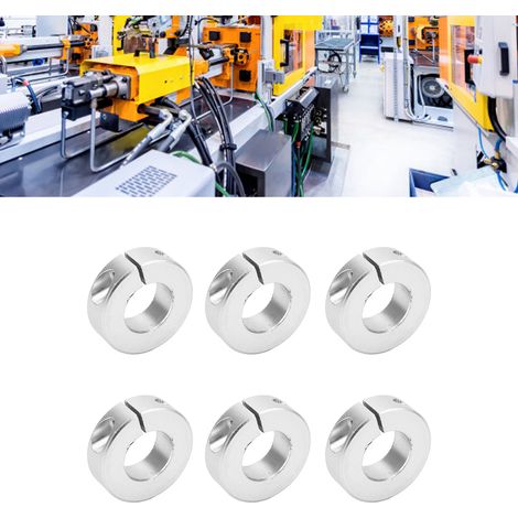 Lot de 6 bagues de retenue d'axe optique SC 4/5", bague de verrouillage, bague de limitation d'ouverture pour arbre de tête de scie SC, manchon de fixation (1/5)