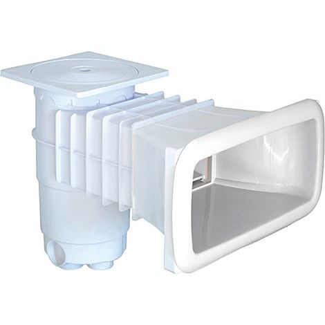 Fitt – Skimmer de piscine Weltico A400 Elegance – Meurtrière 200 × 400 mm – Volet silencieux – Accès panier par le dessus – Compatible piscine liner
