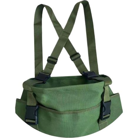 1 - Sac De Cueillette - Tablier De Jardin - Bretelles Réglables Et Toile Résistante - Pour Fruits Et Légumes En Verger - Beige - 60x49cm