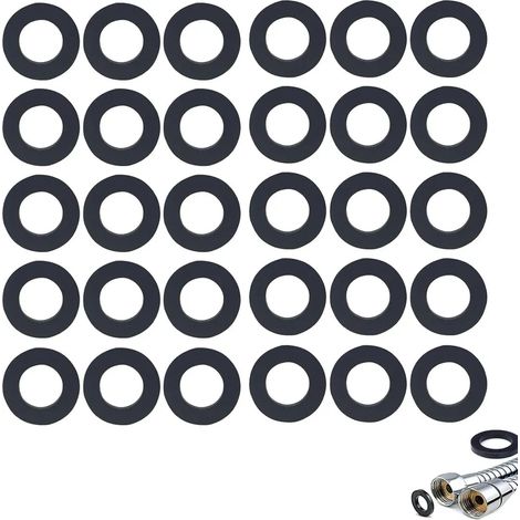 30 rondelles de tuyau de douche en caoutchouc de 24 mm (1/5)