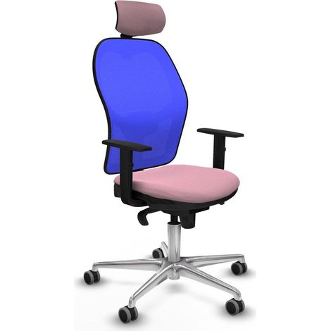 Piqueras y Crespo 1D086G2 Chaise de bureau rose ergonomique (1/3)