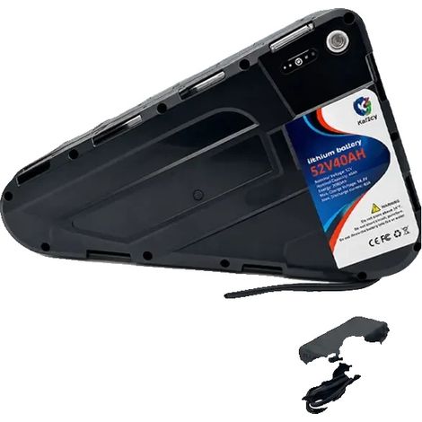 Batería para bicicleta eléctrica, alta capacidad 40000 mAh, BMS inteligente, 52 V-XT30-30 Ah (1/2)