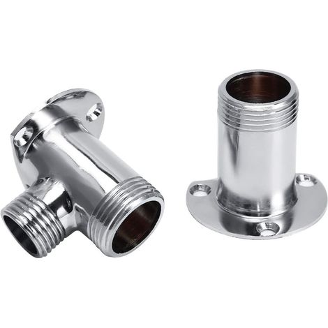 Adaptateur de robinet de douche en laiton durable avec joint étanche (lot de 2) (1/5)