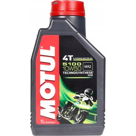 Lubrifiant et entretien Motul pour Auto 5100 10W50 4T 1L Neuf (1/5)