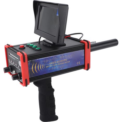 Détecteur de métaux portatif, portée de 1200 m et profondeur de 20 m, avec écran LCD, pour cuivre, or et argent. Prise UE 100-240 V. (1/5)