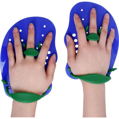Outil d'aide à la natation, équipement professionnel, entraînement de natation, pagaie à main, palmes pour débutant, forme ergonomique, équipement de plongée (M) (1/5)