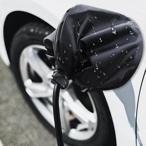 Cache de port de charge EV, étanche et isolant thermique, couvercle magnétique pour une utilisation par tous les temps, protection de prise extérieure pour voiture électrique en acier (1/5)